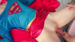 Deep throat creampie cumshot on her chest - pinkloving