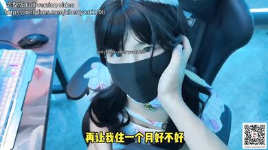 Blindfolded hostess pays rent with sloppy slurping and deep throat milking