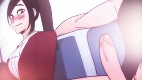 Uncensored Hentai - Public Sucking and Sex on a Bus
