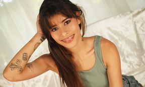 Cute Braces 19 y.o. Teen Fisting Her Tight Asshole