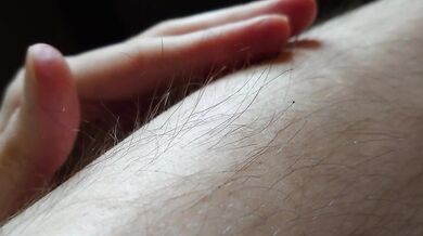 Pov ammy with hairy legs black panties on display