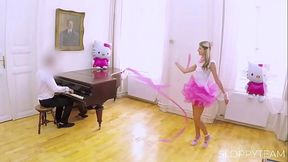 BDSM Training of a Student with Teacher Dance Tutu Skirt Dancing Ballet Dancer