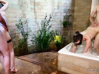 Gals Sharing Couples - Foursome Swinger Fuckfest with Gorgeous Wifes