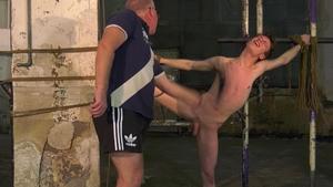 Boynapped.com - Alex wearing glasses next to skinny Alex Faux roped sex tape