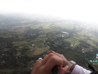 Mariana Martix squirts while paragliding