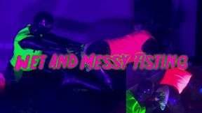 Wet and Messy UV Anal Fisting with Lady Valeska @mazmorbidfetish #fisting #anal