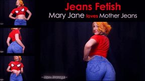 Jeans Fetish: Mary Jane loves Step-Mother Jeans - mp4