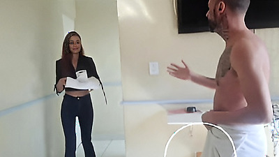 Hotel maid catches me with a hard-on!