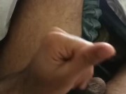 Amature Gay Jearking Off And Cumming in His Own Hand With Anal Fisting