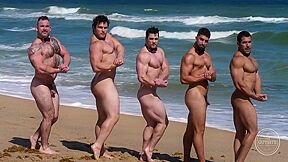 Muscle Men Nude Beach