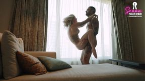 She was made for this &mdash;  blonde fucktoy gets drilled