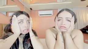 WONDERFUL DISPUTE OF SILLY FACES - BY BABE AND KIARA NISSEI - CLIP 3