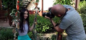 Teen Babe Gets Her Pussy Destroyed By Huge Dick In The Garden