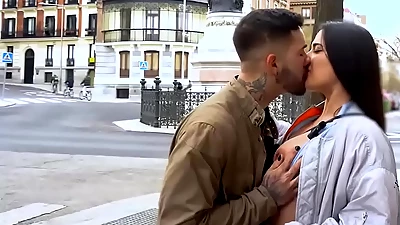 From Valencia to Madrid, Nuria Millan gets fucked all over the city!!