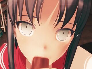 Breasty Cutie Loves to Suck Rod and Ride in Reverse Cowgirl - Comics English Subbed