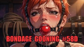 Bondage Gooning #58D: Ropebound Mind Meltdown (Animated, Music, Text)