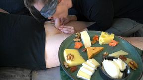 cheese fetish blowjob with saliva