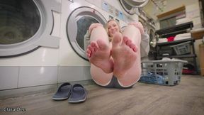 cum in my dirty smelly sock - clara dee dirty feet joi