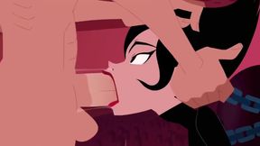 Samurai Jack Gives Ashi A Rough And Deep