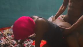Ebony Goddess gets pounded from behind with BBC