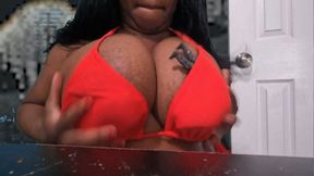 Tiny Anton is Punished by Giantess Massive Breast 1080 smaller