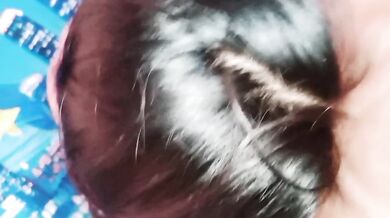 Veil trembling as tight pussy stretches wide open