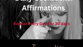 Daily Affirmations For Cock suckers