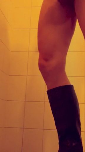 Chastity slave gets a catheter for the first time and is obliged to drink his own pee   Clip 1