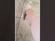 @tici_feet IG ticii_feet dangling white shoes - shoe 2 (preview)