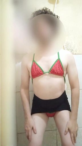 Must-share moment from "Wearing a Brazilian miniskirt and bikini"