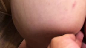 Slurping and Fingered Her Tight Ass&#x1F351; Before I Slide My Big Cock&#x1F32D; In
