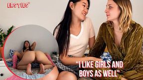 Latina teen gives a wet blowjob on POV while her boyfriend films