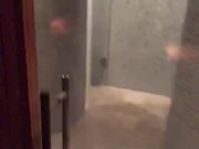 Cumshot in the spa / sauna