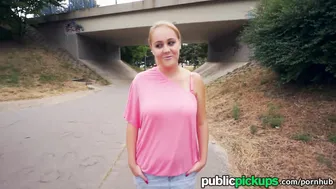 Busty Blonde Paris Sweet Gets Picked Up For Public Sex On Her Walk Home