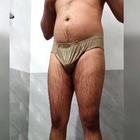 Rich Kerala Bank manager daddy hot underwear and cumshot