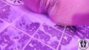 Full Shower Scene Oiled Body Fetish Wam Milk Pouring Over Me