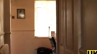 UK Sub Slut's Stocking-Clad Dominatrix Gets Rough Treatment