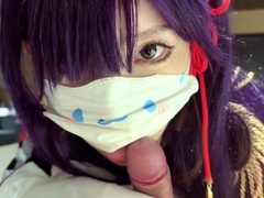 Yamashiro Ren  cos  footjob blowjob