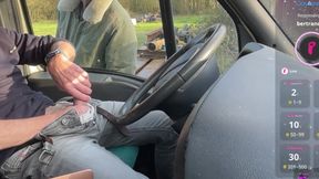 Just waiting in my truck, then he walked up