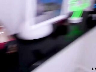 Charming teen model got tempted by the producer