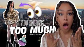 Ep 2: You Shrunk Too Much – SHRINK & SURRENDER SERIES - Giantess