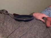 Vibrator on my cock and jerking off for a bit (No Cumshot)
