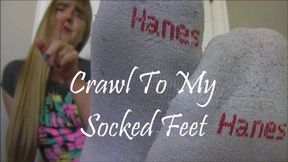 CRAWL TO MY SWEATY SOCKED FEET mp4