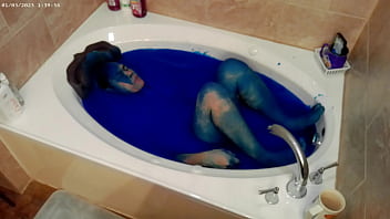 Ultimate Blue Slime Bath 4K HD Ultra TEMU Camera Edition