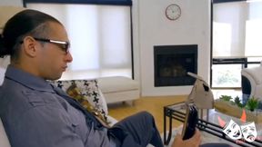 Alex Cole plays the role of a seductive Jane in this steamy scene.