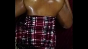 Christmas Ass worship slow motion ass smacking