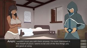 Korra Gets Railed in Raw Hentai Gameplay Anal Creampie