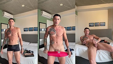 Experimentando cueca depois eu me masturbei até gozar