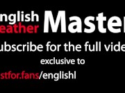 Master in open shirt & tie and black socks instructs faggots to slap and sniff PREVIEW