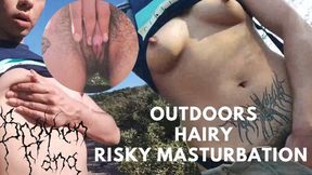 Horny Mountain Hike: Flashing My Wet Pussy & Masturbating in the Wild Outdoors
